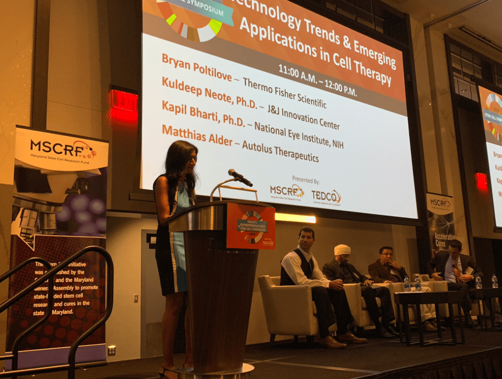 Maryland’s World Leading Cell Therapy Industry Showcased at TEDCO’s Stem Cell Symposium & Entrepreneur Expo