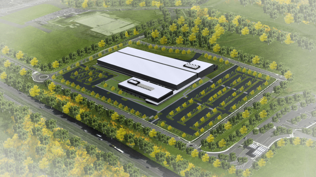 Rendering of Kite, a Gilead Company's, New Cell Therapy Facility to be Built in Urbana, Maryland (located in Frederick County) to produce CAR-T therapies for cancer patients. 