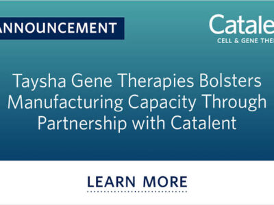 Catalent, Taysha extend AAV-based gene therapy partnership