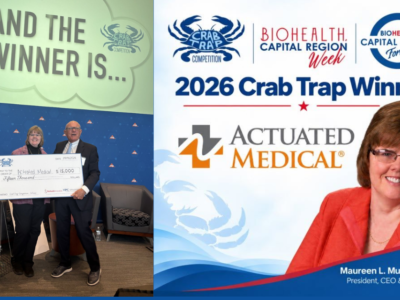 Actuated Medical Wins 2026 BioHealth Capital Region Crab Trap Competition