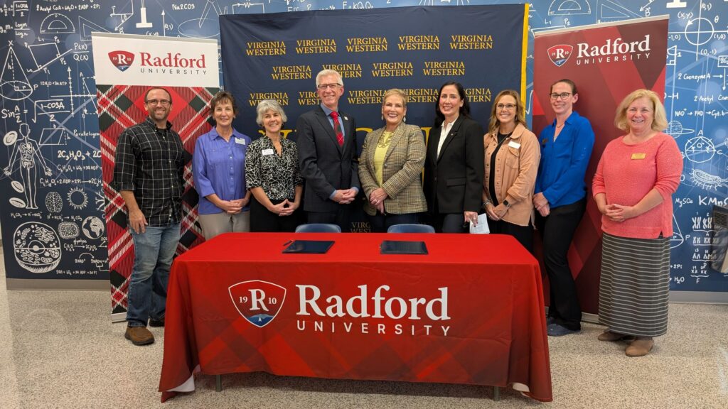 Virginia Western and Radford University Sign Agreements Creating a Seamless Path to Medical Laboratory Science Degrees