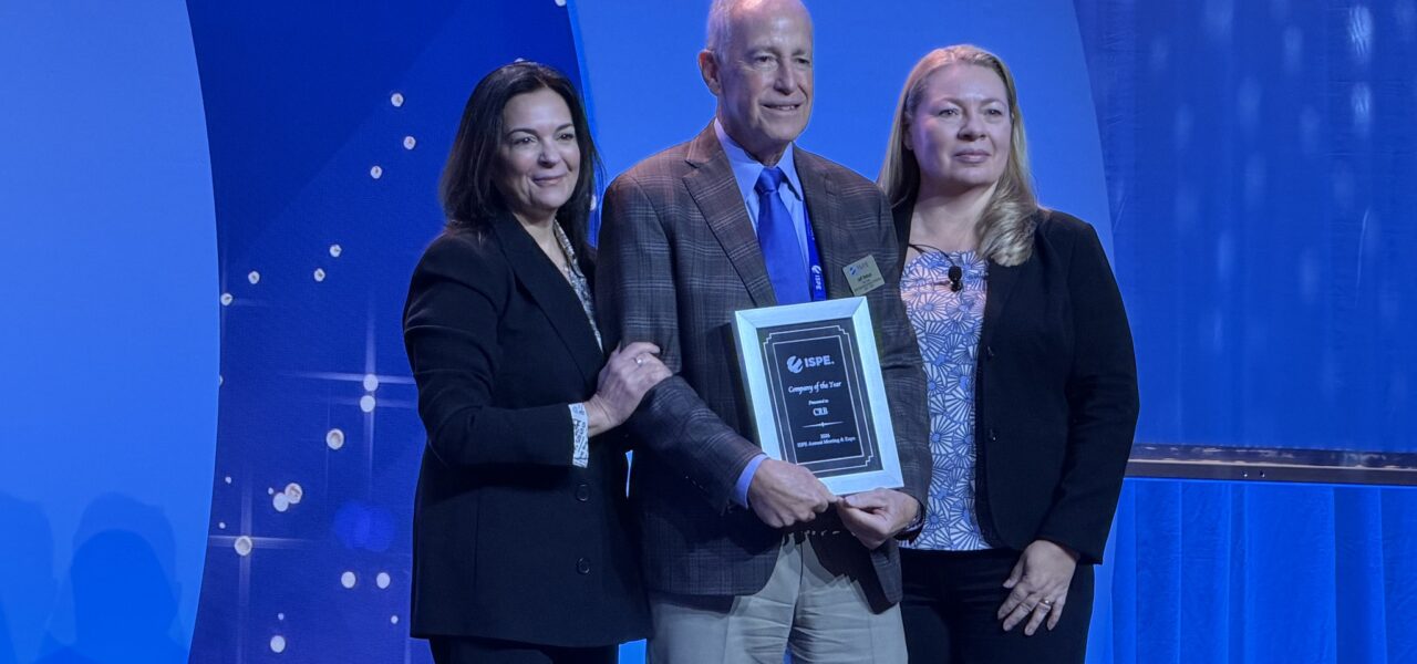 CRB Named ISPE Company of the Year for Record Fourth Time at Washington, D.C. Meeting